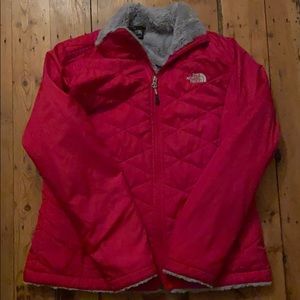 Ladies large pink Northface  jacket